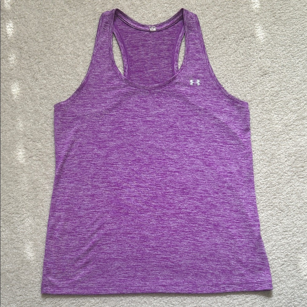 Ladies Purple Under Armour Tank Top